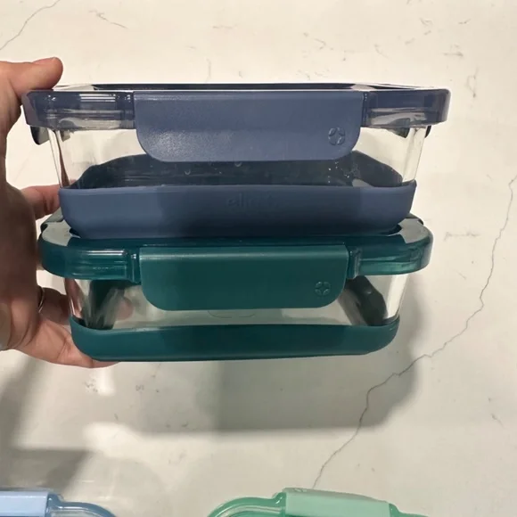 6 Ello Duraglass Refresh Glass Meal Prep Food Storage Containers Set - Picture 10 of 11